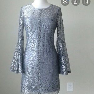 Silver Dress from White House Black Market